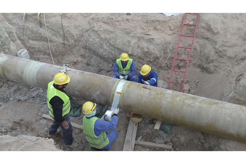 pipeline IPF for ENI at Zubair oilfield project